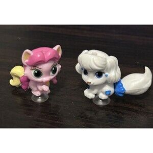 2 Disney Princess Palace Pets Mini Figure Friends Cinderella Rapunzel Pets